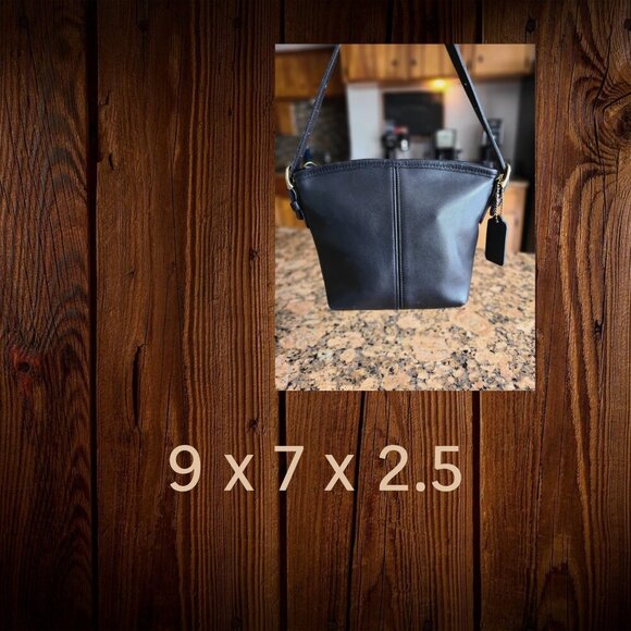 Vintage 1998 COACH SOHO SMALL BASKET /BUCKET Crossbody Bag - Picture 2 of 12